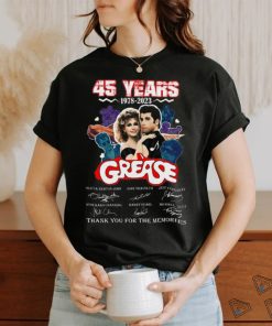 NEW 45 Years 1978 2023 Grease Thank You For The Memories T Shirt