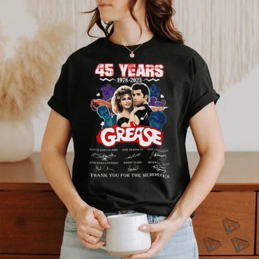 NEW 45 Years 1978 2023 Grease Thank You For The Memories T Shirt