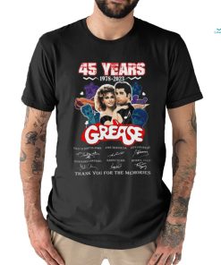 NEW 45 Years 1978 2023 Grease Thank You For The Memories T Shirt