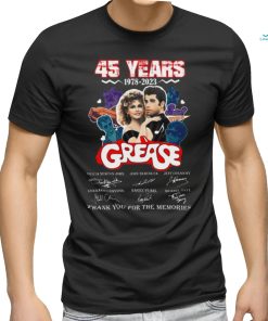 NEW 45 Years 1978 2023 Grease Thank You For The Memories T Shirt