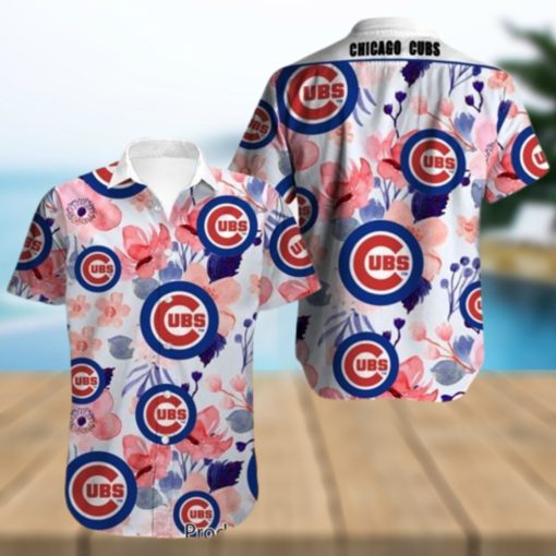 NEW FASHION 2023 Chicago Cubs Hawaiian Shirt flower summer style 1 gift for fans