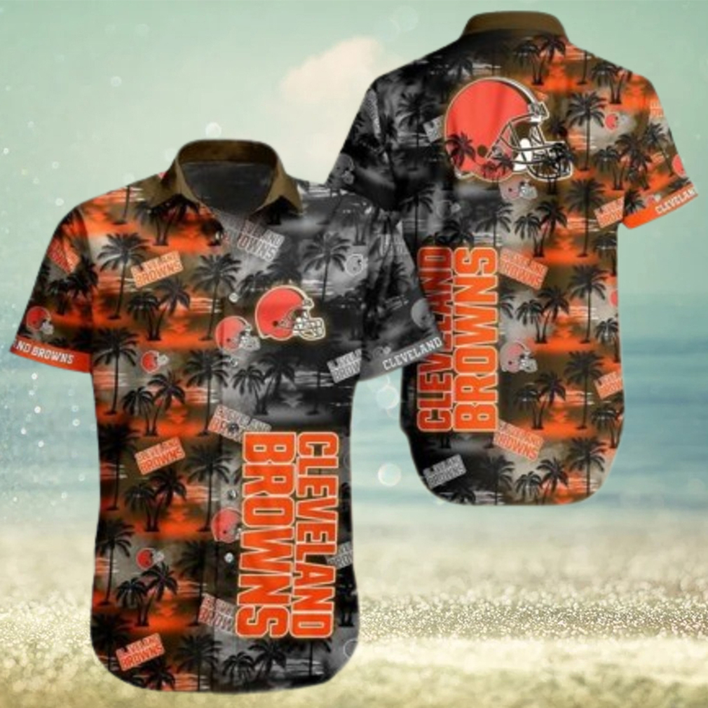 NEW FASHION 2023 Cleveland Browns Hawaiian Shirts flower gift for summer -  Limotees