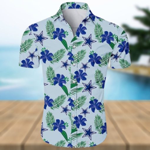 NEW FASHION 2023 Dallas Cowboys Hawaiian Shirt Tropical Flower summer