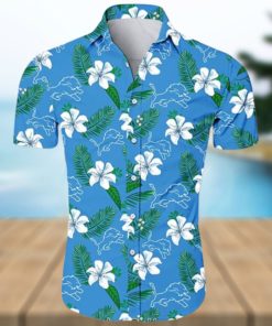 NEW FASHION 2023 Detroit Lions Hawaiian Shirt Tropical Flower summer