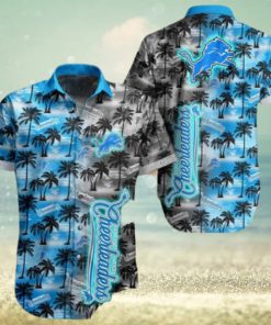 NEW FASHION 2023 Detroit Lions Hawaiian Shirts flower gift for summer