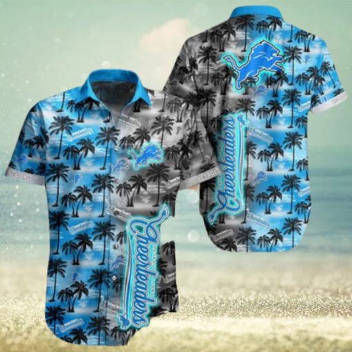 NEW FASHION 2023 Detroit Lions Hawaiian Shirts flower gift for summer