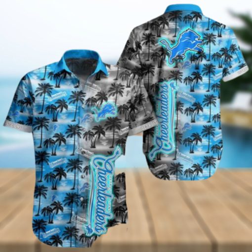 NEW FASHION 2023 Detroit Lions Hawaiian Shirts flower gift for summer