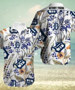 NEW FASHION 2023 Detroit Tigers Hawaiian Shirt flower summer gift for fans