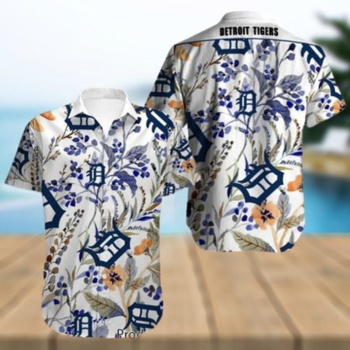 NEW FASHION 2023 Detroit Tigers Hawaiian Shirt flower summer gift for fans