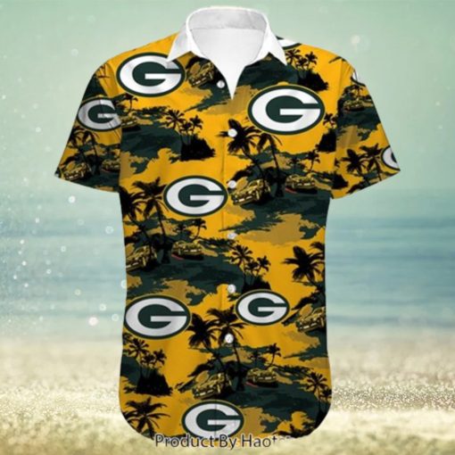 NEW FASHION 2023 Green Bay Packers Hawaiian Shirt flower summer gift for fans