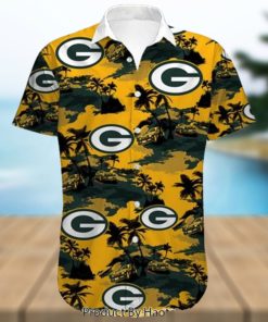 NEW FASHION 2023 Green Bay Packers Hawaiian Shirt flower summer gift for fans