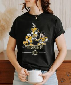 NEW Fashion 2023 Boston Bruins Mickey Donald Goofy Fan T Shirt