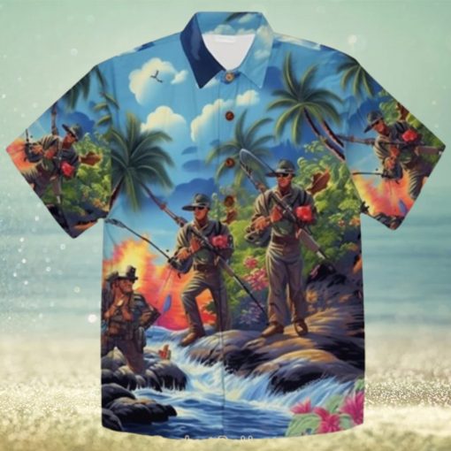 NEW Fashion Military Hawaiian Shirt Best Summer 2023