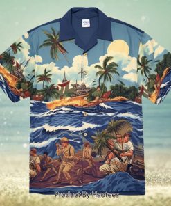 NEW Fashion Military Hawaiian Shirt Hot Summer 2023