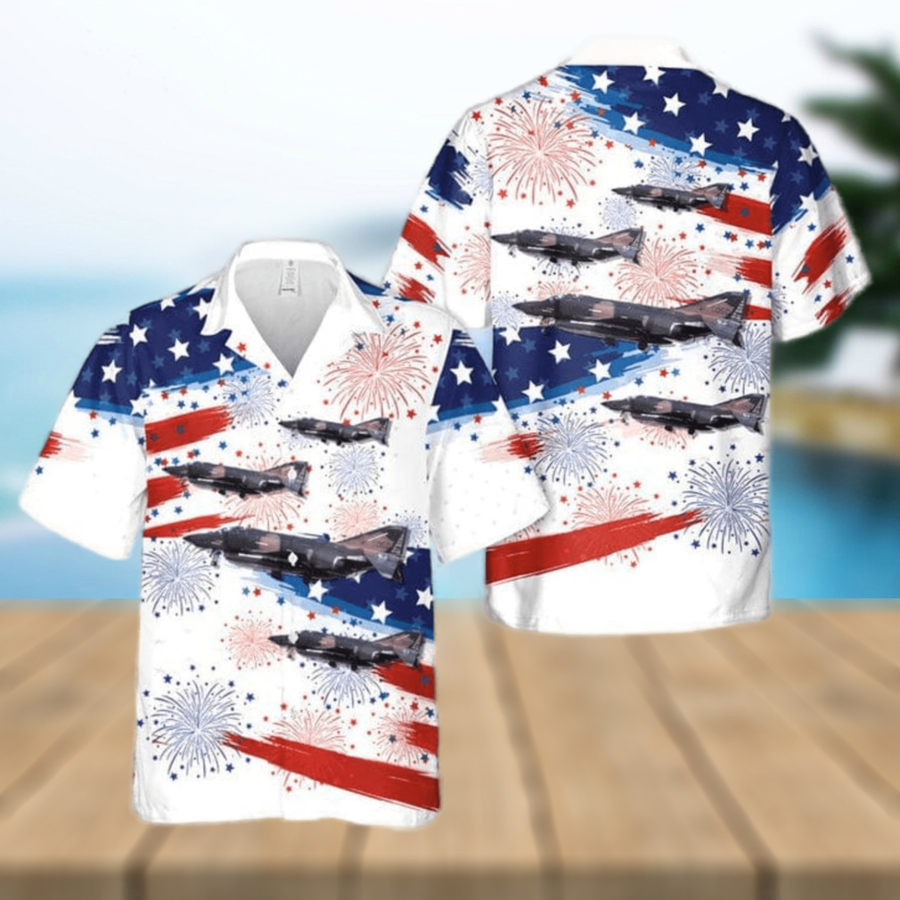 Nebraska Air National Guard 173d Air Refueling Squadron RF 4C Phantom II Gift For 4th Of July Aloha Hawaiian Shirt Nebraska Air National Guard 173d Air Refueling Squadron RF 4C Phantom II Gift For 4th Of July Aloha Hawaiian Shirt