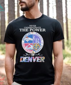 Never Underestimate The Power Of Denver Sports Teams Shirt