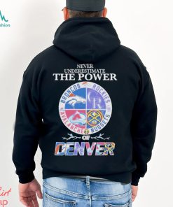 Never Underestimate The Power Of Denver Sports Teams Shirt
