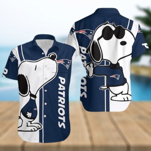 New England Patriot Snoopy Hawaiian Shirt For Men For Men