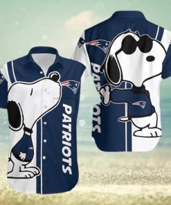 New England Patriot Snoopy Hawaiian Shirt For Men For Men