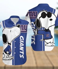 New York Giants Snoopy Hawaiian Shirt For Men For Men