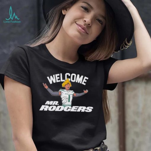 New York Jets Welcome Mr. Rogers Cheese hat shirt