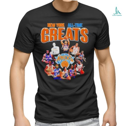 New York Knicks All time Greats Signatures Shirt