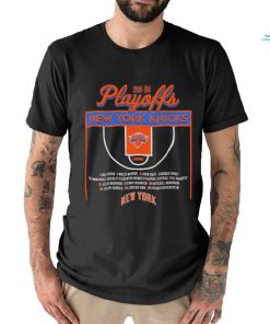 New York Knicks Stadium Essentials Unisex 2023 NBA Playoffs Roster Shirt
