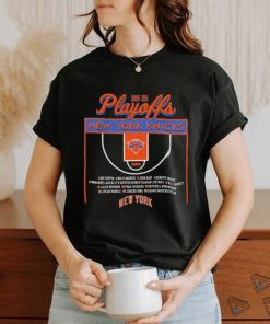 New York Knicks Stadium Essentials Unisex 2023 NBA Playoffs Roster Shirt