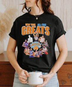 New York Knicks all team greats signatures shirt