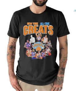 New York Knicks all team greats signatures shirt