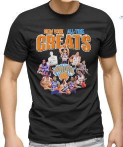 New York Knicks all team greats signatures shirt