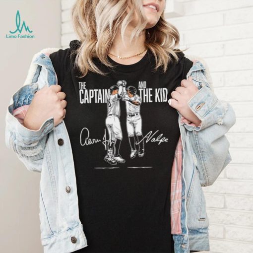 New York Yankees Aaron Judge and Anthony Volpe the Captain and the Kid signature shirt