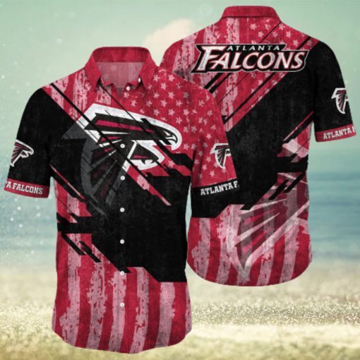 Nfl Atlanta Falcons 3D Hawaiian Shirt Hot 2 Men And Women For Fans