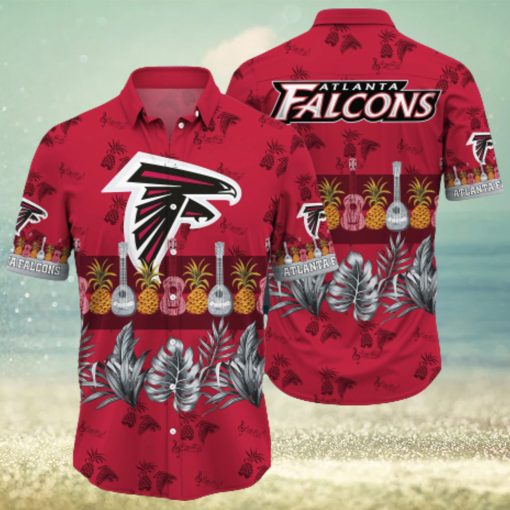 Nfl Atlanta Falcons 3D Hawaiian Shirt Hot Summer Men And Women For Fans