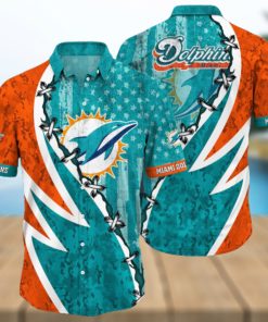 Nfl Miami Dolphins 3D Hawaiian Shirt 3d 01 Men And Women For Fans