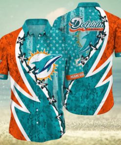 Nfl Miami Dolphins 3D Hawaiian Shirt 3d 01 Men And Women For Fans