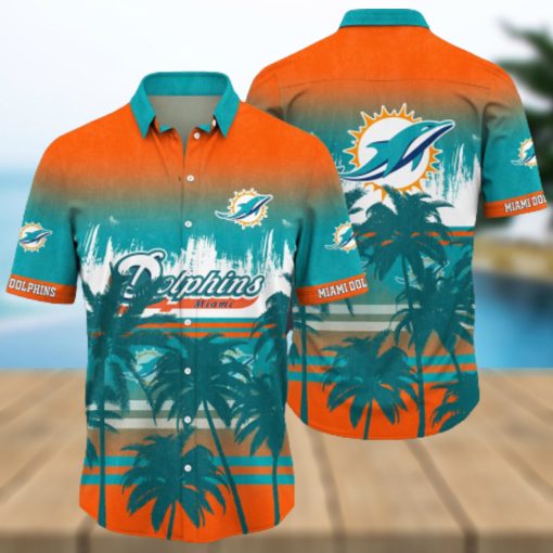 Nfl Miami Dolphins 3D Hawaiian Shirt Men And Women For Fans