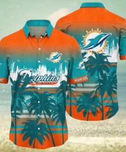 Nfl Miami Dolphins 3D Hawaiian Shirt Men And Women For Fans