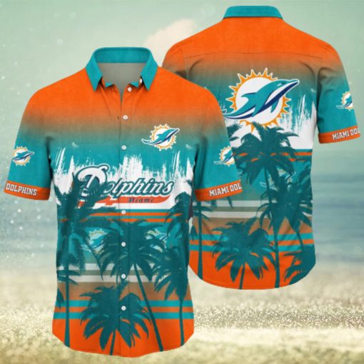 Nfl Miami Dolphins 3D Hawaiian Shirt Men And Women For Fans