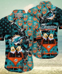 Fans Miami Dolphins NFL Logo Combo Hawaiian Shirt And Short Summer