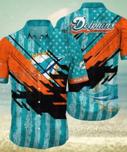 Nfl Miami Dolphins 3D Hawaiian Shirt Style 01 Men And Women For Fans