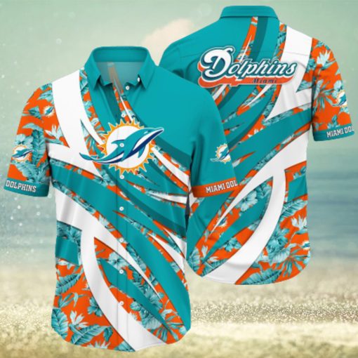 Nfl Miami Dolphins 3D Hawaiian Shirt Style 04 Men And Women For Fans