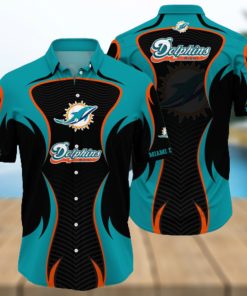 Nfl Miami Dolphins 3D Hawaiian Shirt Style Hot Summer 04 Men And