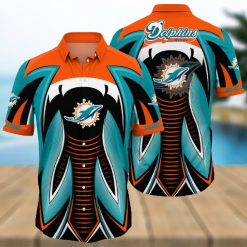 Nfl Miami Dolphins 3D Hawaiian Shirt Style Hot Summer 03 Men And Women For Fans