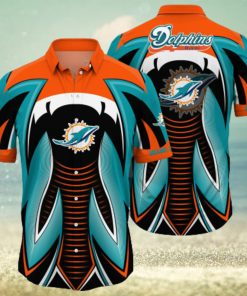 Nfl Miami Dolphins 3D Hawaiian Shirt Style Hot Summer 03 Men And Women For Fans