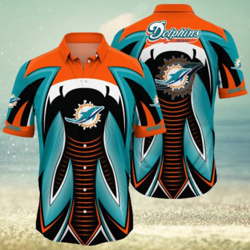 Nfl Miami Dolphins 3D Hawaiian Shirt Style Hot Summer 03 Men And Women For Fans