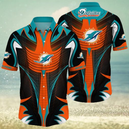 Nfl Miami Dolphins 3D Hawaiian Shirt Style Hot Summer 04 Men And Women For Fans