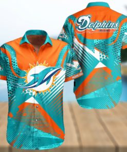 Nfl Miami Dolphins 3D Hawaiian Shirt Summer Men And Women For Fans