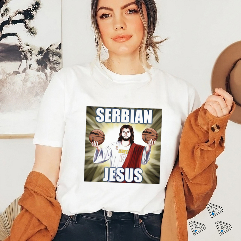 Nikola Jokic Serbian Jesus shirt Nikola Jokic Serbian Jesus shirt
