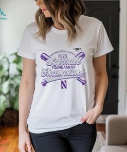 Northwestern Wildcats Fanatics Branded 2023 NCAA Big Ten Softball Conference Tournament Champions T Shirt